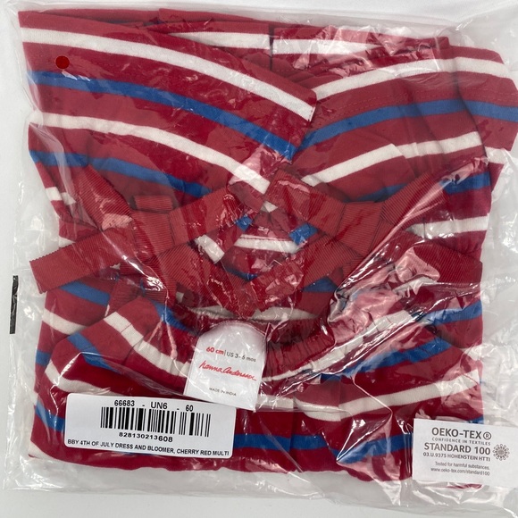 NEW Hanna Andersson Dress &  Bloomers Set size 3-6 months - Picture 2 of 7